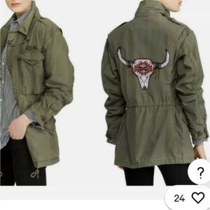Polo Ralph Lauren Army green anorak Jacket